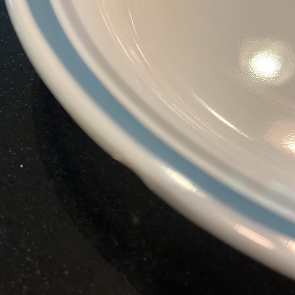 Corning Corelle "Indigo" Rimmed Cereal / Soup bowls. (Set of 2). - Picture 8 of 9